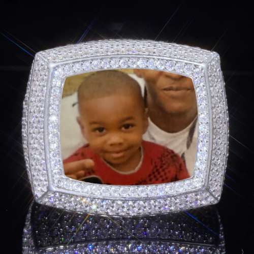 3D CUSTOM PICTURE ICED RING