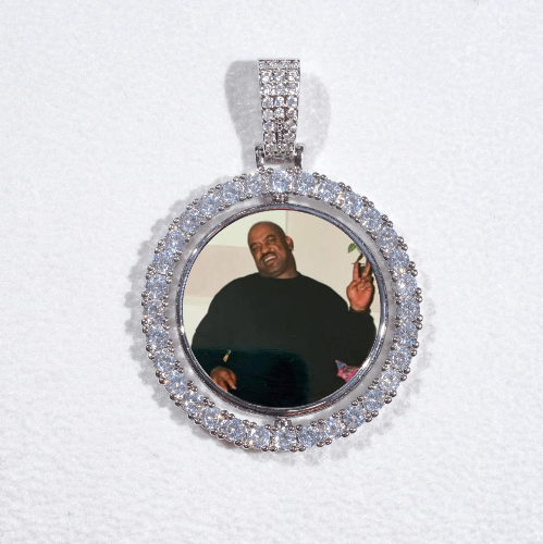 3D Spinning 2-Faced Custom Picture Pendant