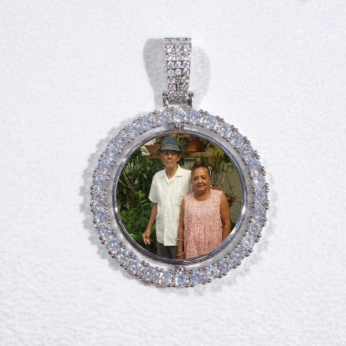 3D Spinning 2-Faced Custom Picture Pendant