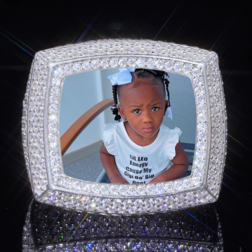 3D CUSTOM PICTURE ICED RING