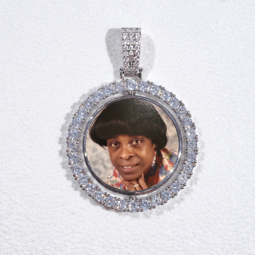 3D Spinning 2-Faced Custom Picture Pendant