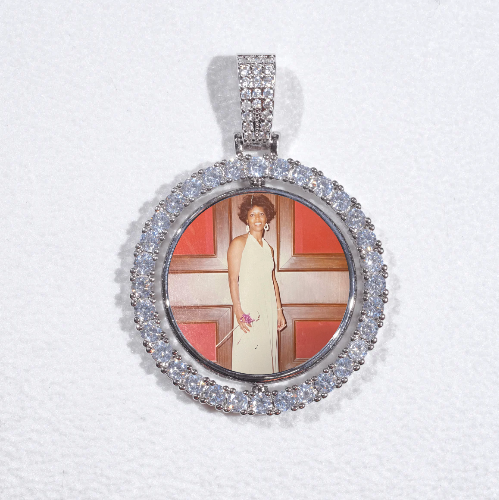 3D Spinning 2-Faced Custom Picture Pendant