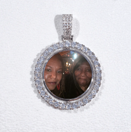 3D Spinning 2-Faced Custom Picture Pendant