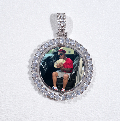 3D Spinning 2-Faced Custom Picture Pendant