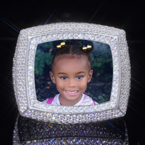 3D CUSTOM PICTURE ICED RING