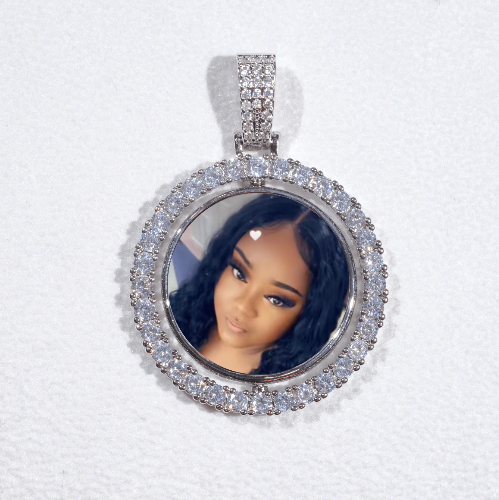 3D Spinning 2-Faced Custom Picture Pendant