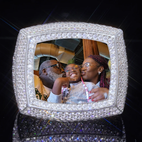 3D CUSTOM PICTURE ICED RING