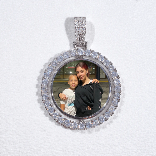 3D Spinning 2-Faced Custom Picture Pendant