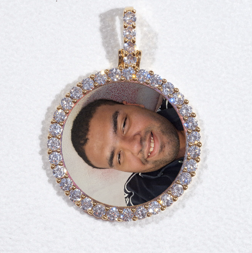 3D CIRCLE CUSTOM PICTURE PENDANT SMALL SIZE