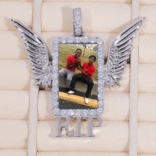 RIP WING 3D CUSTOM PICTURE PENDANT