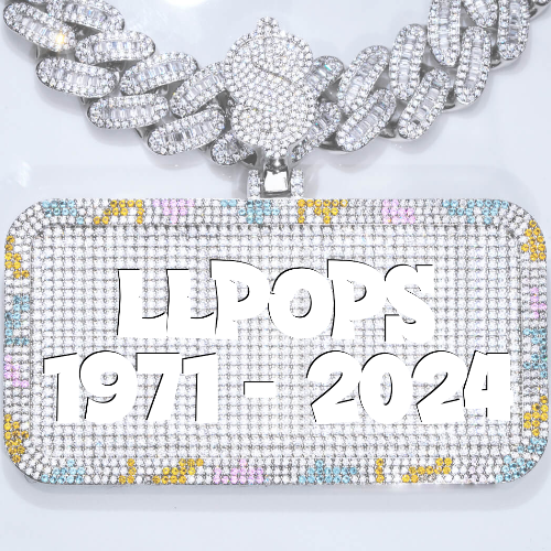CUSTOM LETTER NECKLACE 3D COLORFUL SQUARE