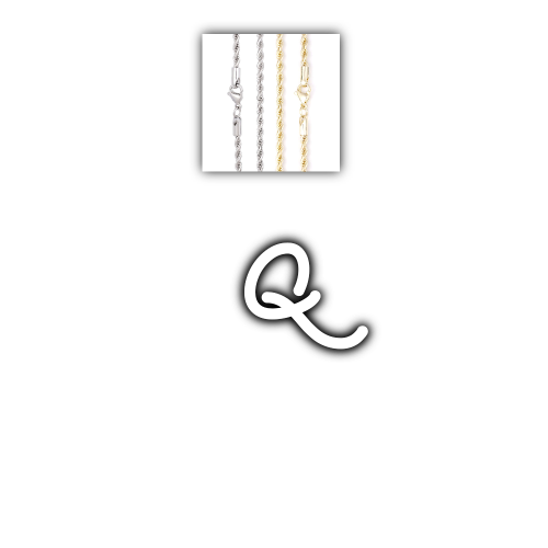Script Custom Letter Necklace
