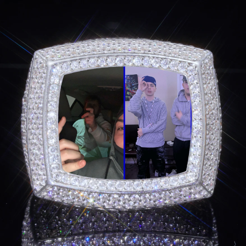 3D CUSTOM PICTURE ICED RING