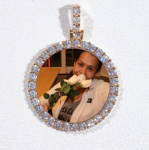 3D CIRCLE CUSTOM PICTURE PENDANT SMALL SIZE