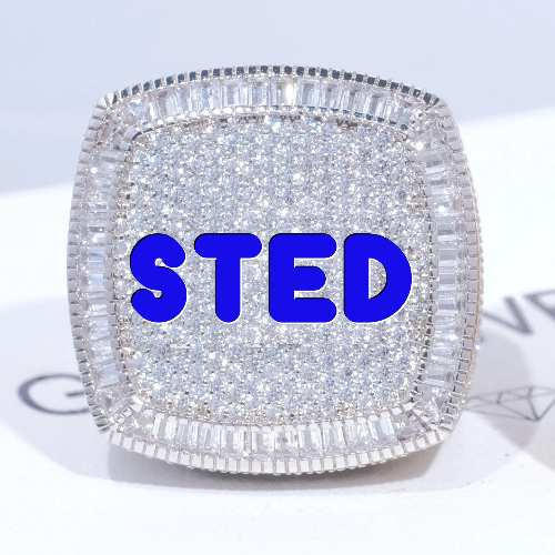 CUSTOM LETTER 3D ICED RING