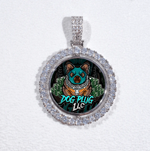 3D Spinning 2-Faced Custom Picture Pendant