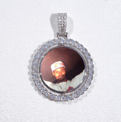 3D Spinning 2-Faced Custom Picture Pendant