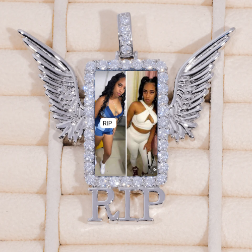 RIP WING 3D CUSTOM PICTURE PENDANT
