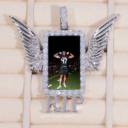 RIP WING 3D CUSTOM PICTURE PENDANT