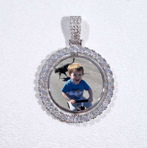 3D Spinning 2-Faced Custom Picture Pendant