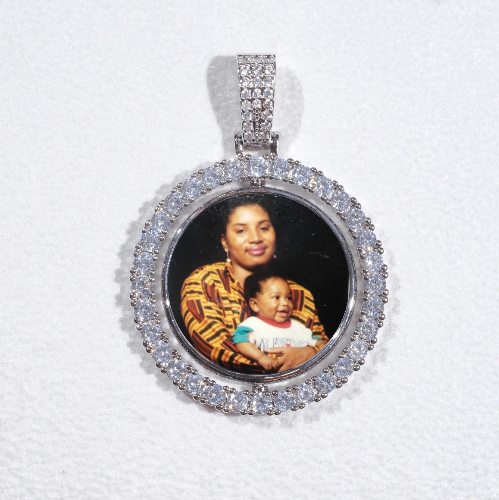 3D Spinning 2-Faced Custom Picture Pendant