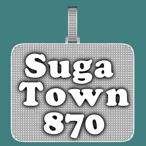 CUSTOM LETTER NECKLACE 3D BIG SQUARE