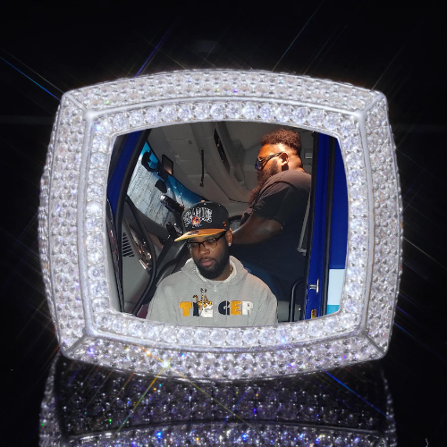3D CUSTOM PICTURE ICED RING