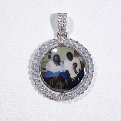 3D Spinning 2-Faced Custom Picture Pendant