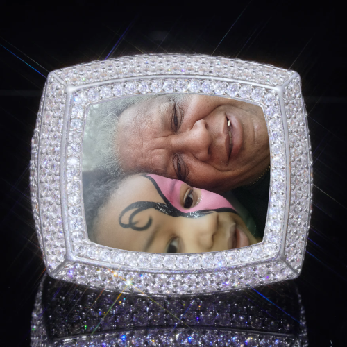3D CUSTOM PICTURE ICED RING