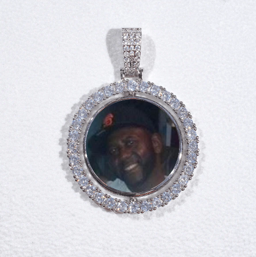 3D Spinning 2-Faced Custom Picture Pendant