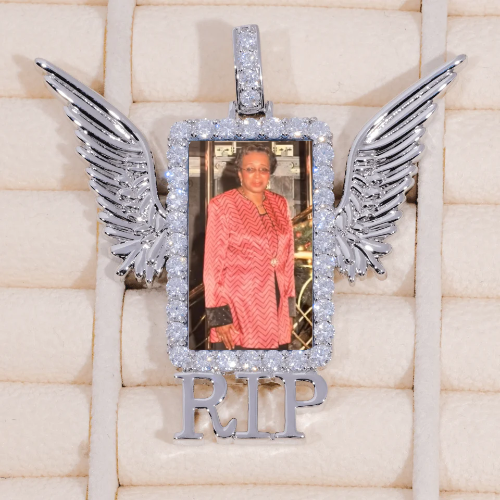 RIP WING 3D CUSTOM PICTURE PENDANT