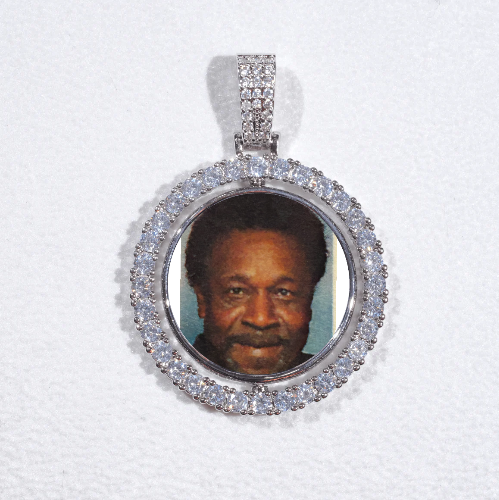 3D Spinning 2-Faced Custom Picture Pendant