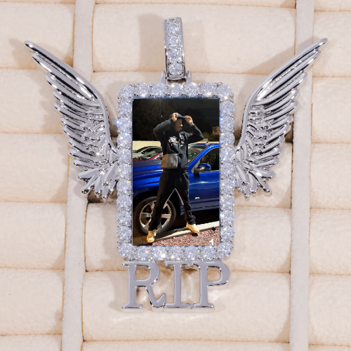 RIP WING 3D CUSTOM PICTURE PENDANT