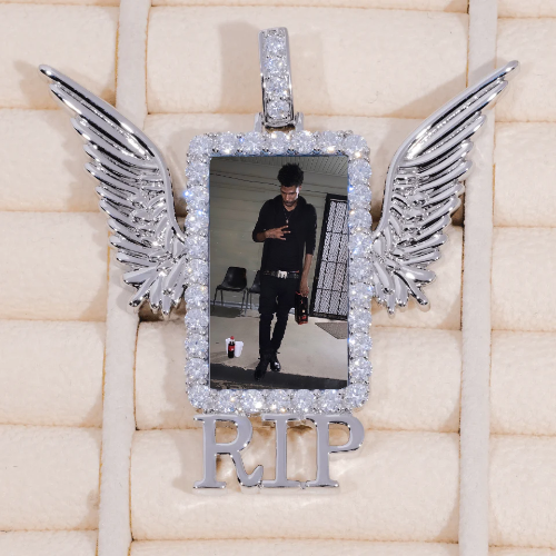 RIP WING 3D CUSTOM PICTURE PENDANT