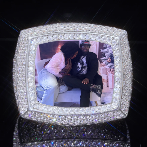 3D CUSTOM PICTURE ICED RING