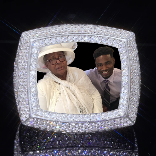 3D CUSTOM PICTURE ICED RING