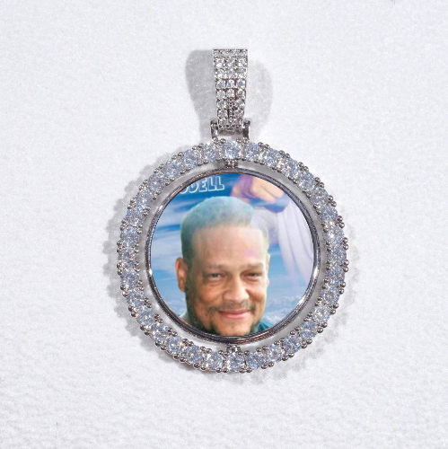 3D Spinning 2-Faced Custom Picture Pendant