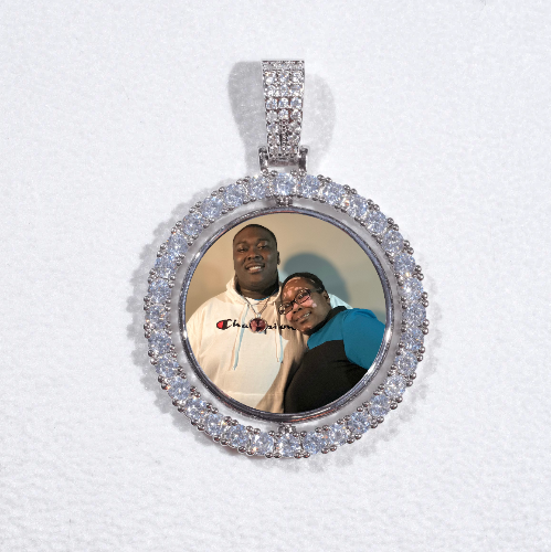 3D Spinning 2-Faced Custom Picture Pendant