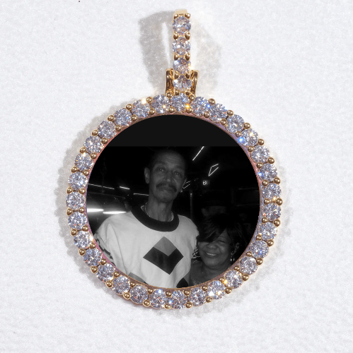 3D CIRCLE CUSTOM PICTURE PENDANT SMALL SIZE