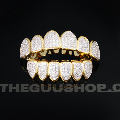 Gold-Plated Grillz Bar Iced Edition