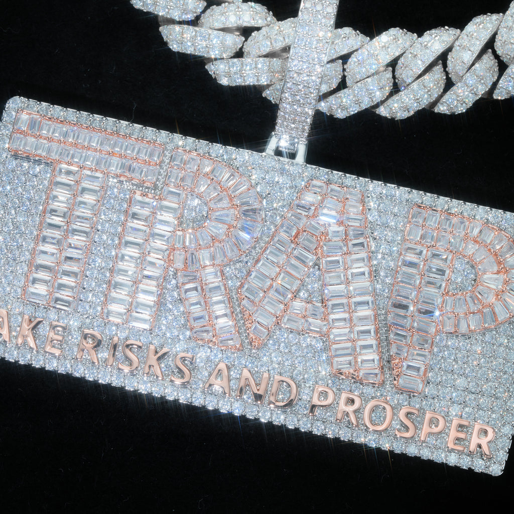 TRAP Baguette Iced Pendant