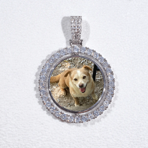 3D Spinning 2-Faced Custom Picture Pendant