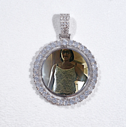 3D Spinning 2-Faced Custom Picture Pendant