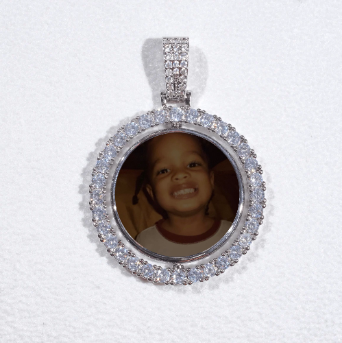 3D Spinning 2-Faced Custom Picture Pendant