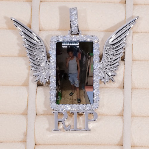 RIP WING 3D CUSTOM PICTURE PENDANT