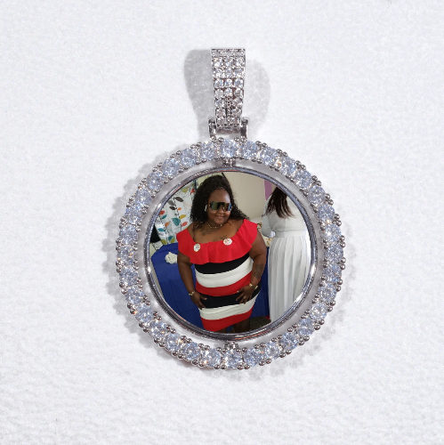 3D Spinning 2-Faced Custom Picture Pendant