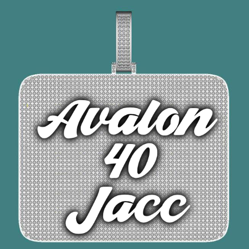 CUSTOM LETTER NECKLACE 3D BIG SQUARE