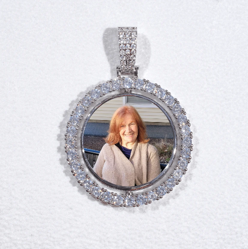 3D Spinning 2-Faced Custom Picture Pendant