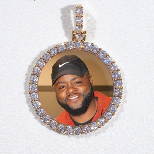 3D CIRCLE CUSTOM PICTURE PENDANT SMALL SIZE