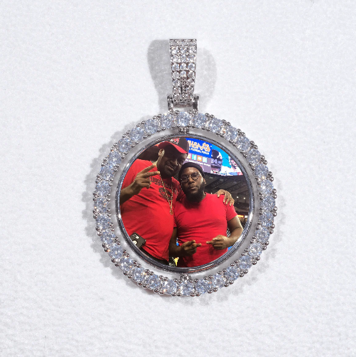 3D Spinning 2-Faced Custom Picture Pendant
